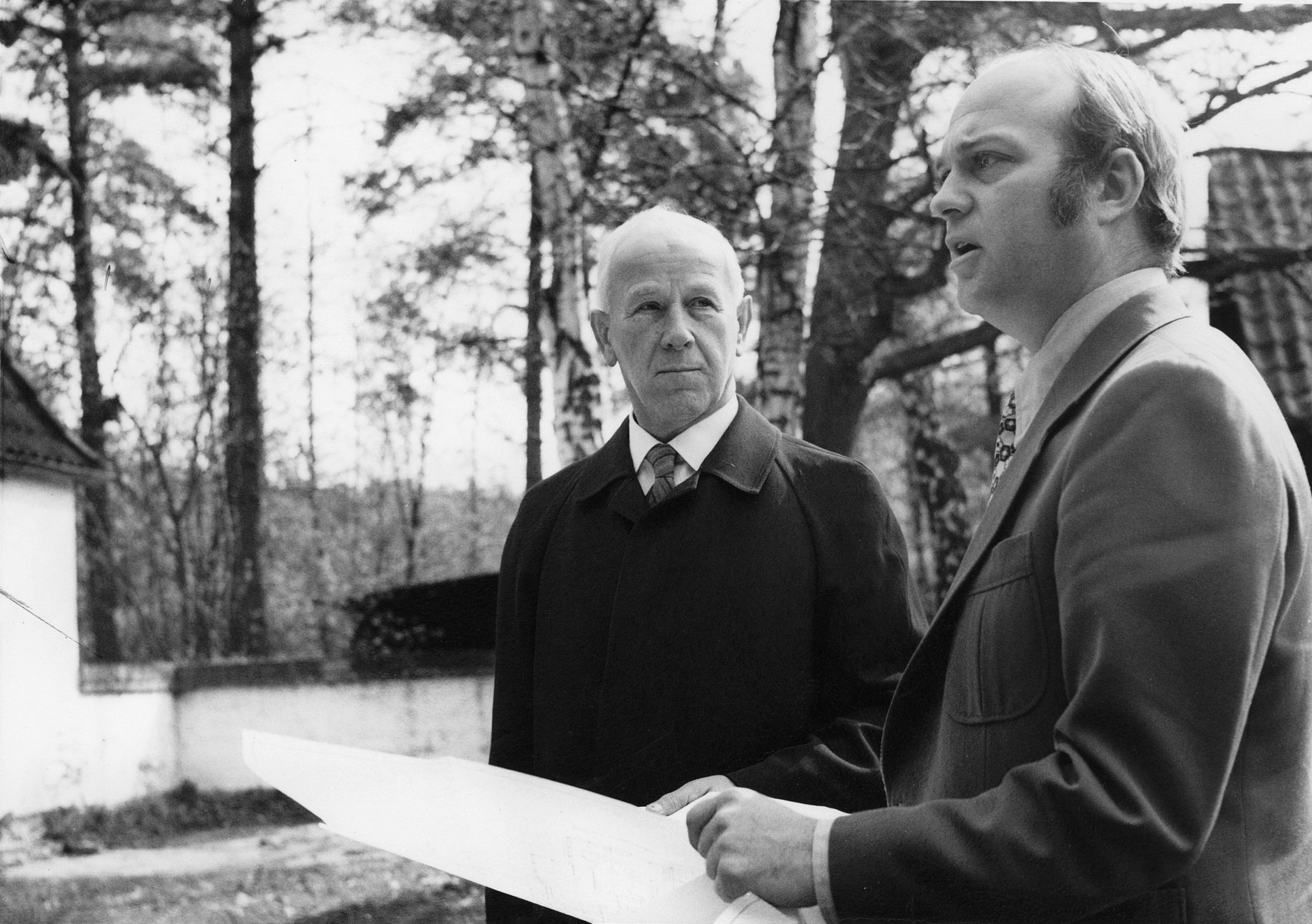 HGZ | Planungsbesprechung 1974 Dieses Bild zeigt die Planungsbesprechung im Jahr 1974.