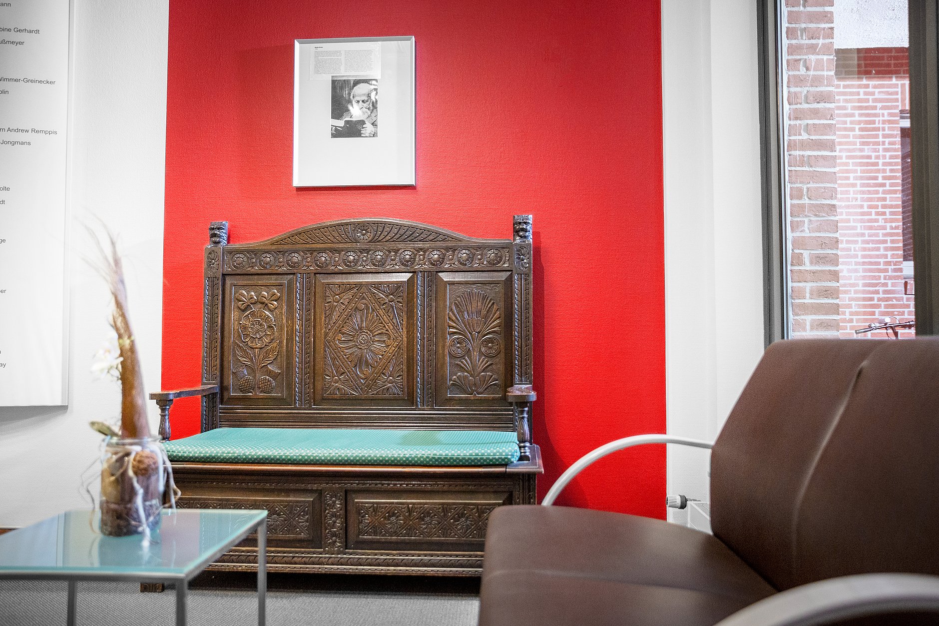 HGZ | Eingangsbereich Dies ist ein Detail der liebevollen Ausstattung im Eingangsbereich des HGZ.
